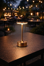 AuraTouch™ Cordless Touch Lamp – 3 Color Modes, Metal Finish