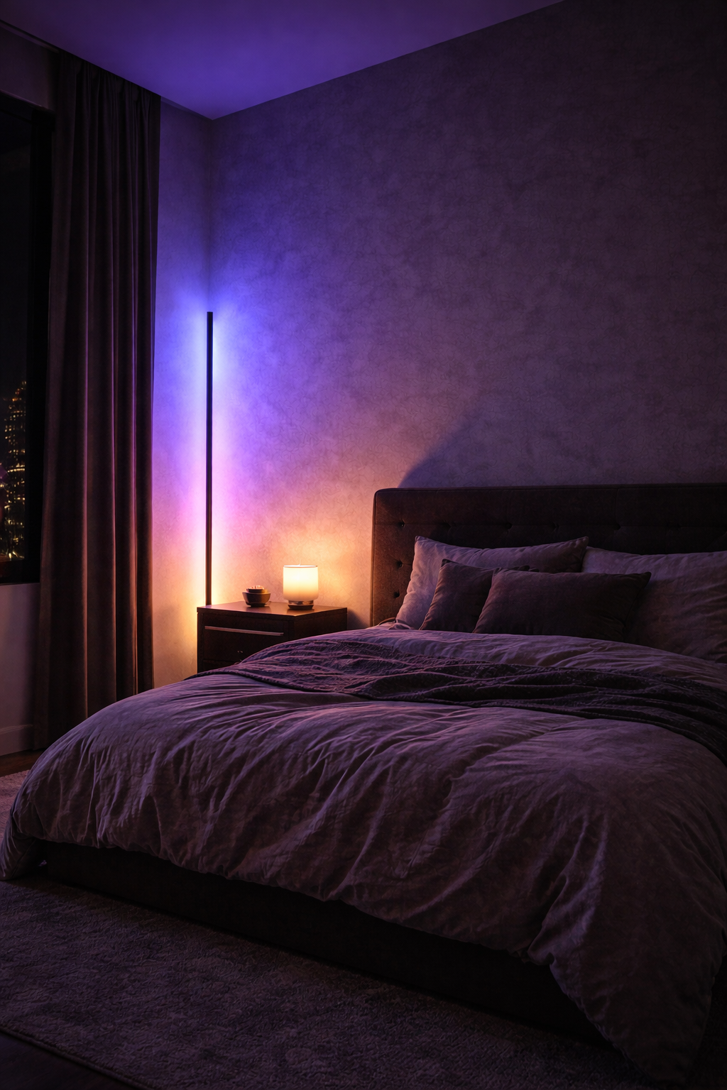 AuraGlow™ RGB Corner Floor Lamp