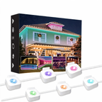 AuraVista weatherproof eaves lighting detail